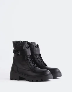 Women L'INTERVALLE Flensburg Black Leather