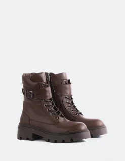 Women L'INTERVALLE Flensburg Brown Leather