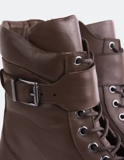Women L'INTERVALLE Flensburg Brown Leather