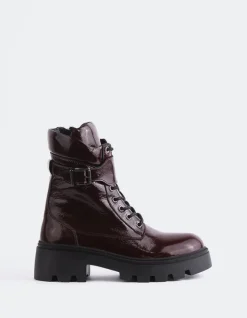 Women L'INTERVALLE Flensburg Burgundy Patent