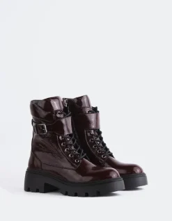 Women L'INTERVALLE Flensburg Burgundy Patent