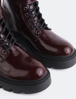 Women L'INTERVALLE Flensburg Burgundy Patent