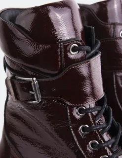 Women L'INTERVALLE Flensburg Burgundy Patent