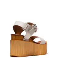 Women L'INTERVALLE Fleur White Leather