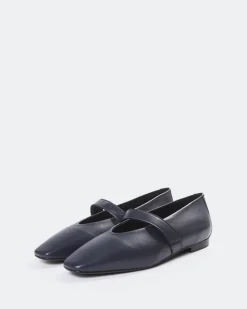 Women L'INTERVALLE Flordeliz Navy Leather