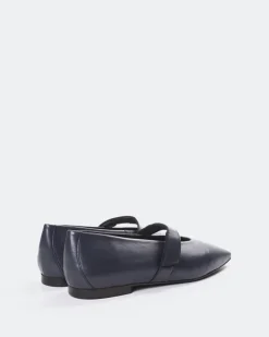 Women L'INTERVALLE Flordeliz Navy Leather