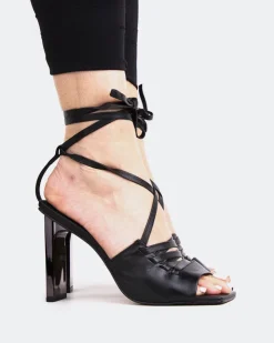 Women L'INTERVALLE Fokos Black Leather