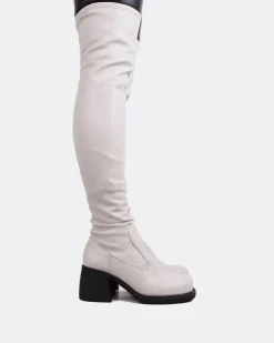Women L'INTERVALLE Fontaine Off White Stretch