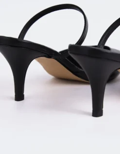 Women L'INTERVALLE Forsythia Black Leather
