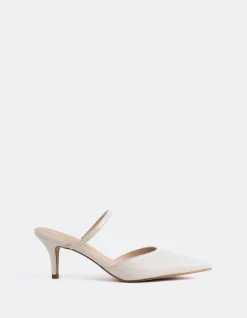 Women L'INTERVALLE Forsythia Off White Leather