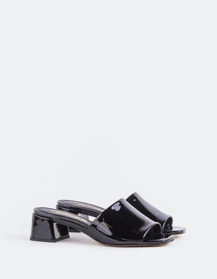 Women L'INTERVALLE Fortunata Black Naplack