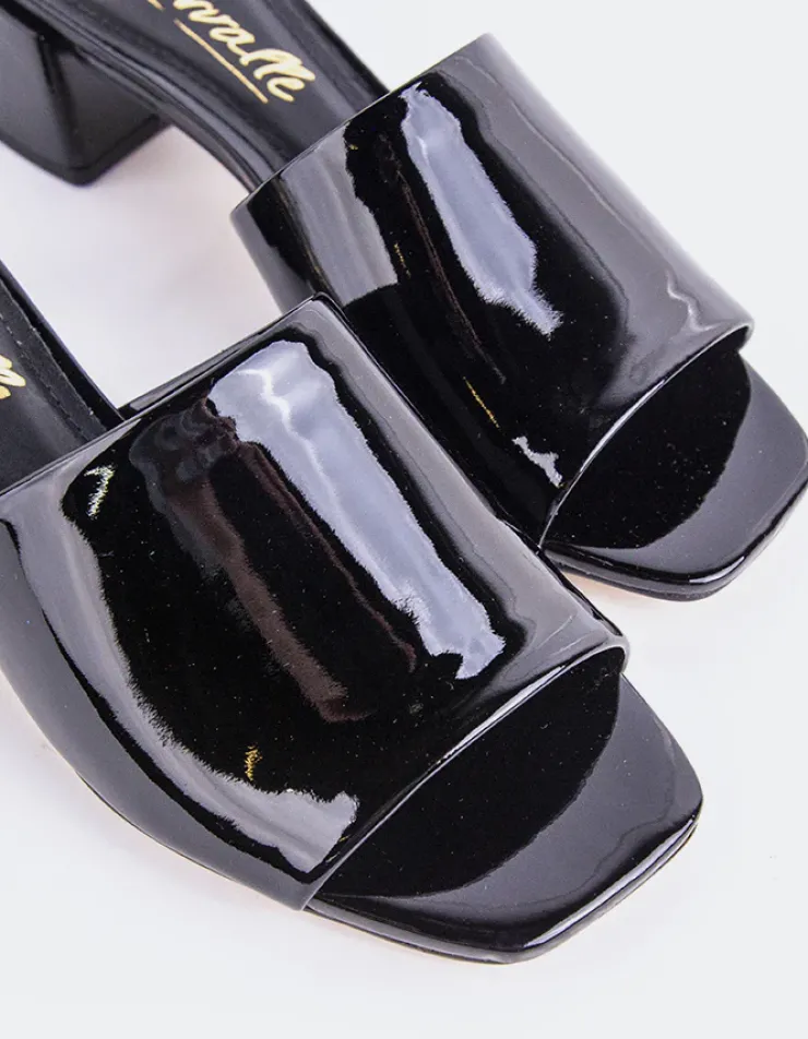 Women L'INTERVALLE Fortunata Black Naplack
