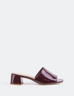 Women L'INTERVALLE Fortunata Burgundy Patent