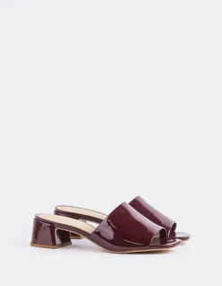 Women L'INTERVALLE Fortunata Burgundy Patent