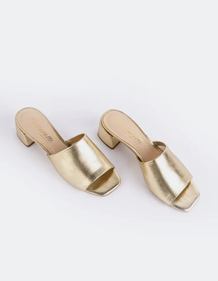 Women L'INTERVALLE Fortunata Gold Leather
