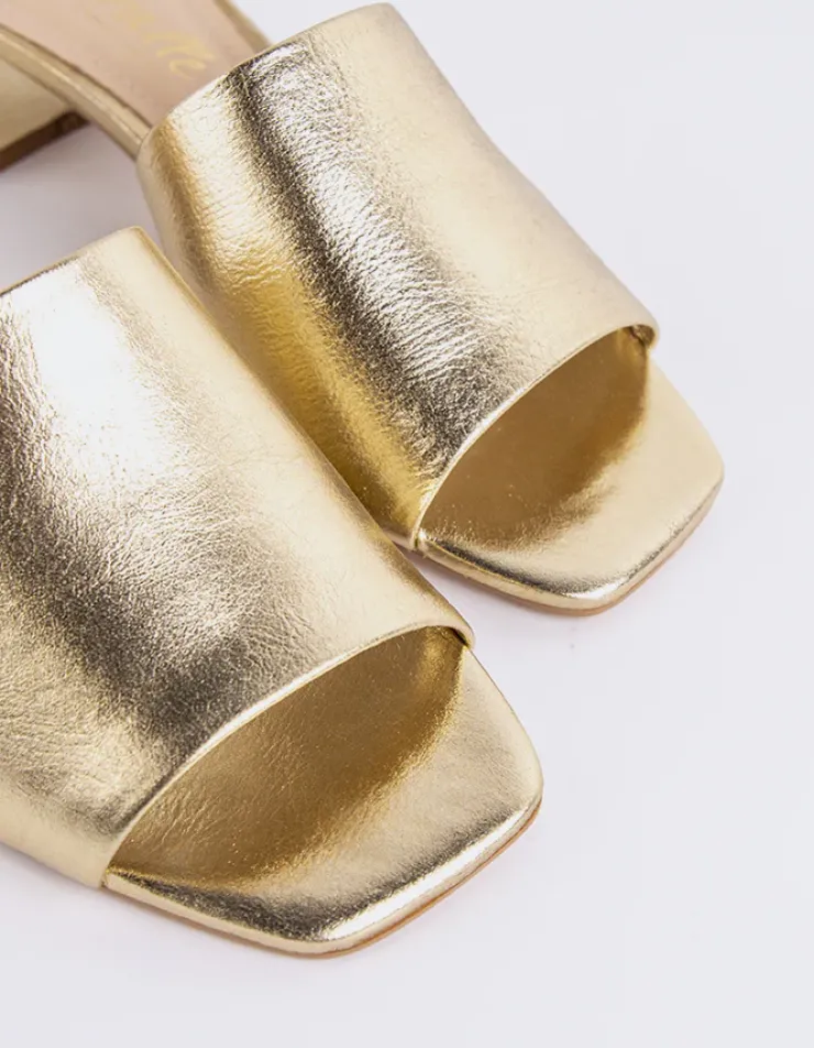 Women L'INTERVALLE Fortunata Gold Leather