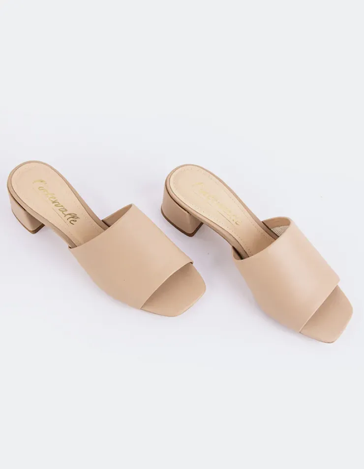 Women L'INTERVALLE Fortunata Nude Leather