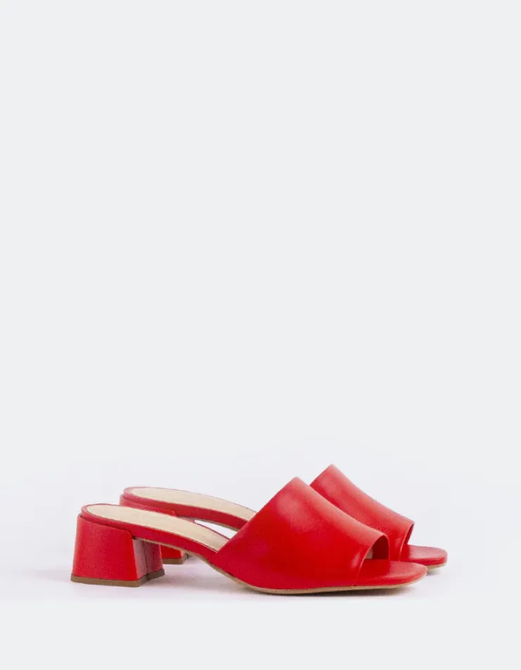 Women L'INTERVALLE Fortunata Red Leather