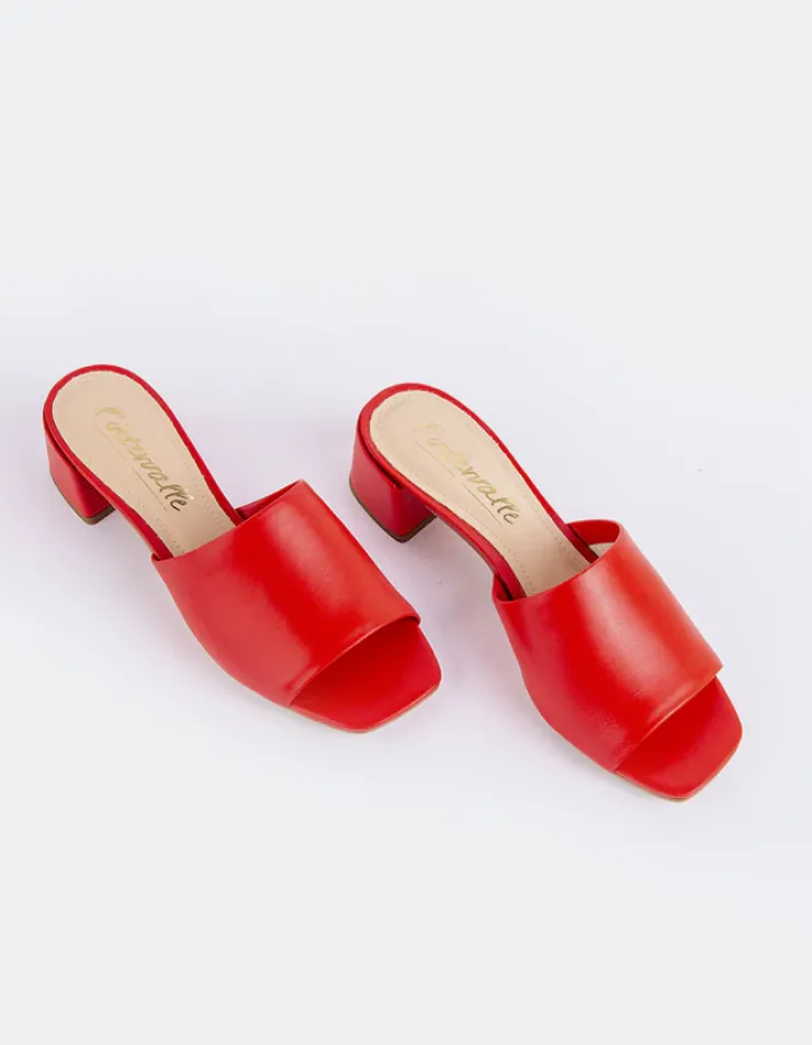 Women L'INTERVALLE Fortunata Red Leather