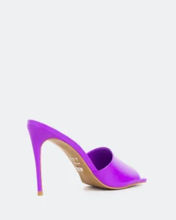 Women L'INTERVALLE Fuego, Purple Leather/Cuir Violet