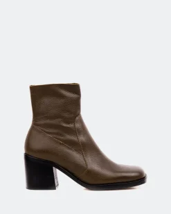 Women L'INTERVALLE Furley Khaki Leather