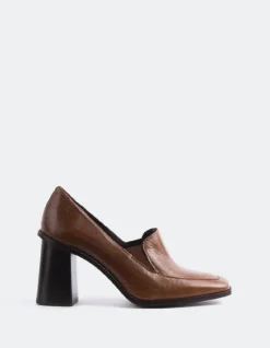 Women L'INTERVALLE Gabiano Chestnut Leather