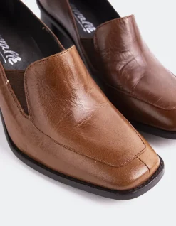 Women L'INTERVALLE Gabiano Chestnut Leather