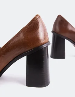 Women L'INTERVALLE Gabiano Chestnut Leather