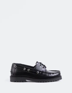 Women L'INTERVALLE Gaia Black Leather