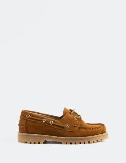 Women L'INTERVALLE Gaia Chestnut Suede