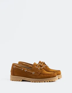 Women L'INTERVALLE Gaia Chestnut Suede