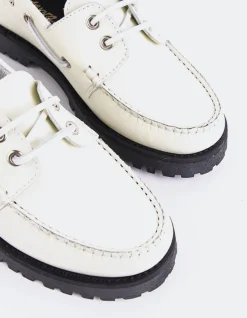 Women L'INTERVALLE Gaia Off White Leather