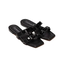 Women L'INTERVALLE Galia Black Leather