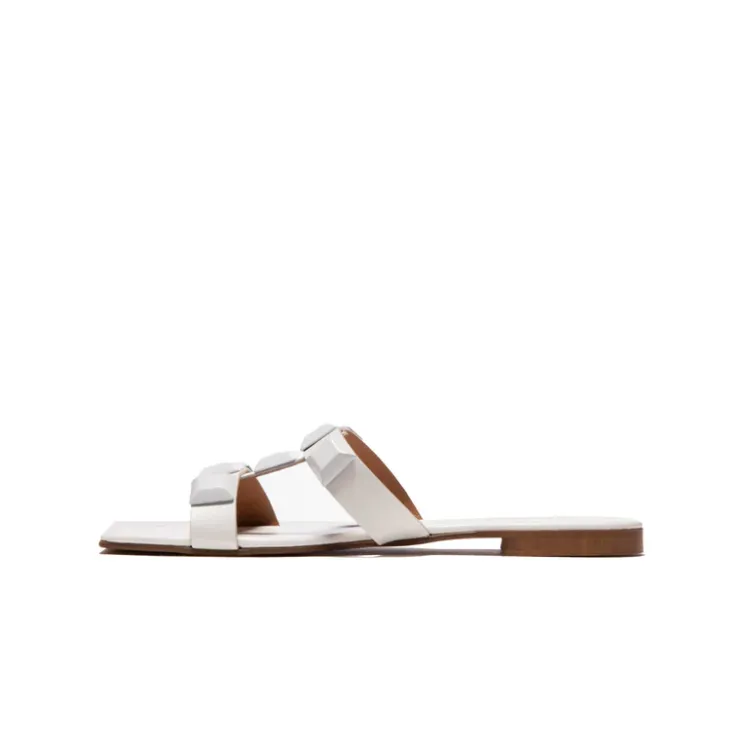 Women L'INTERVALLE Galia White Leather