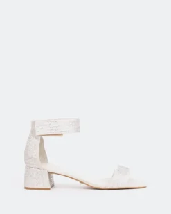 Women L'INTERVALLE Garcelle, Off White Suede/Suède Blanc Cas.