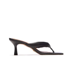 Women L'INTERVALLE Gardenia Black Leather