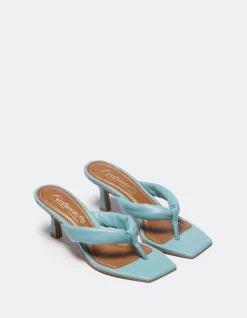 Women L'INTERVALLE Gardenia Blue Leather
