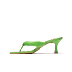 Women L'INTERVALLE Gardenia Green Leather
