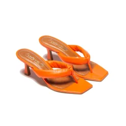Women L'INTERVALLE Gardenia Orange Leather