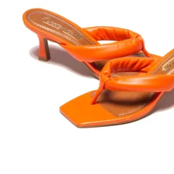 Women L'INTERVALLE Gardenia Orange Leather