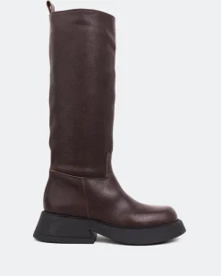 Women L'INTERVALLE Gare Brown Leather