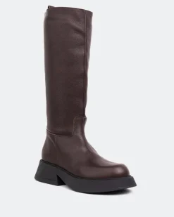 Women L'INTERVALLE Gare Brown Leather