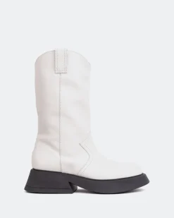 Women L'INTERVALLE Gaulle Off White Leather