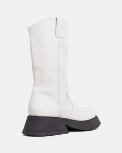 Women L'INTERVALLE Gaulle Off White Leather