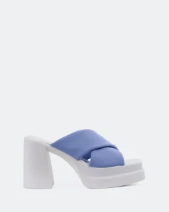 Women L'INTERVALLE Gela Blue Lycra