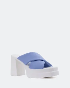 Women L'INTERVALLE Gela Blue Lycra