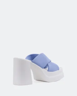 Women L'INTERVALLE Gela Blue Lycra
