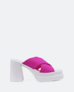 Women L'INTERVALLE Gela Fucshia Lycra
