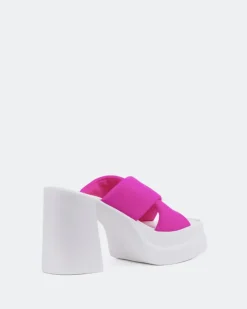 Women L'INTERVALLE Gela Fucshia Lycra