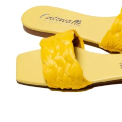 Women L'INTERVALLE Gella Yellow Rafia